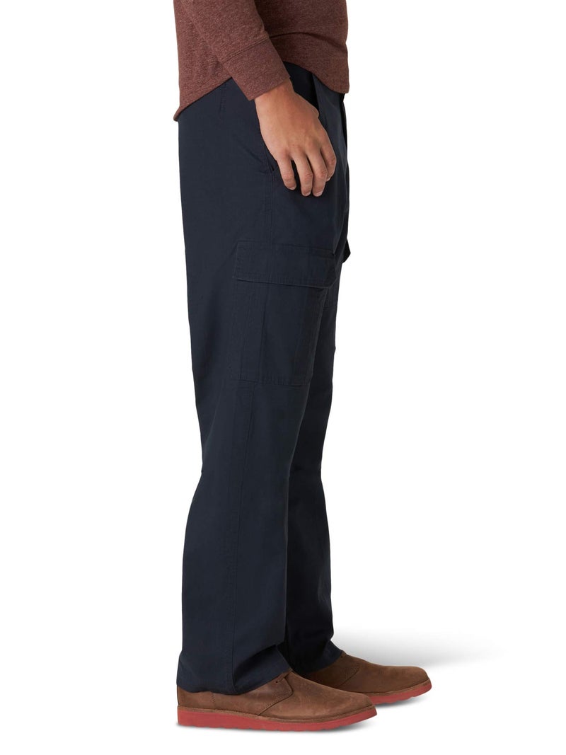 Wrangler Authentics Relaxed Fit Stretch Cargo Pant, Navy, 40W x 30L - Image 4